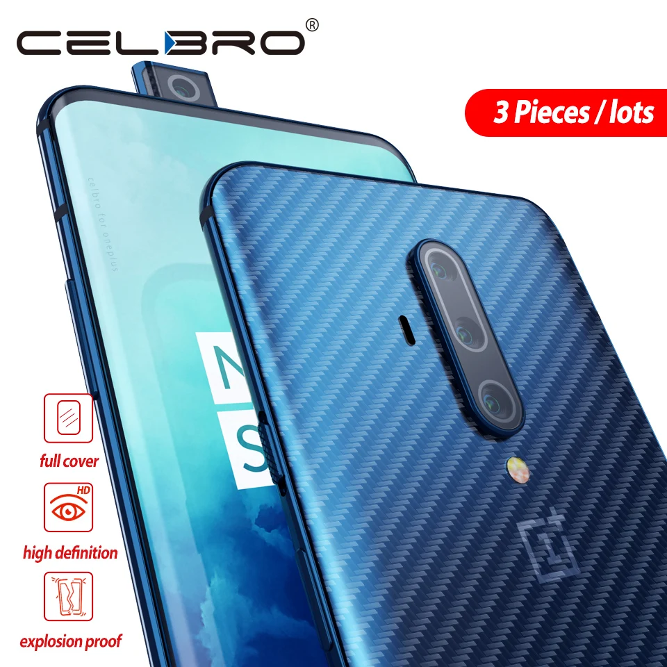 Защитная пленка для OnePlus 7 7T pro наклейка из углеродного волокна задняя защитная