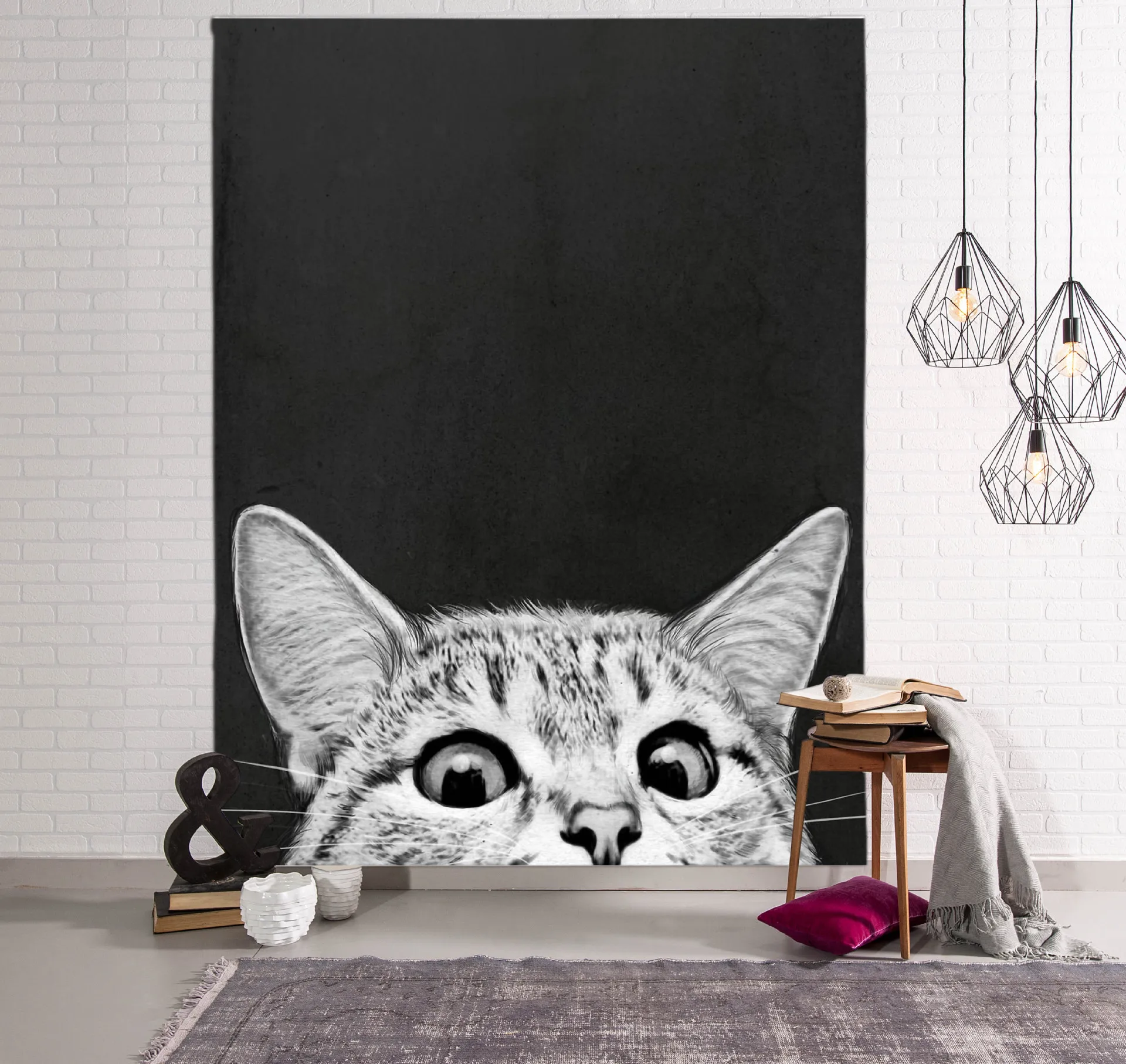 

Cute Expression Cat Beautiful Mandala Tapestry Wall Hanging Beach Towel,Home Decor Tapestries Living Room Bedroom Couch Blanket