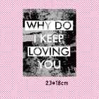 Термонаклейки с надписью сделай сам, 23 х18 см