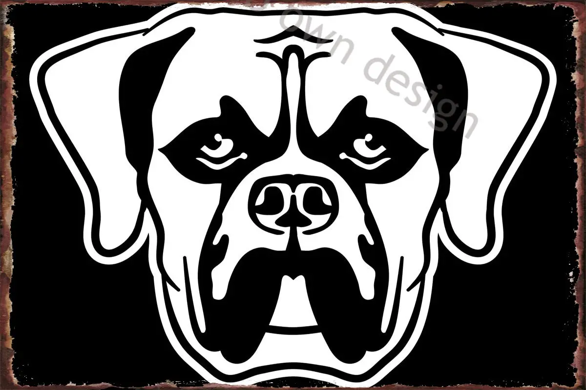 

Жестяные таблички в стиле ретро с металлическим знаком боксера, настенное украшение для комнаты, винтажное художественное оформление для п...