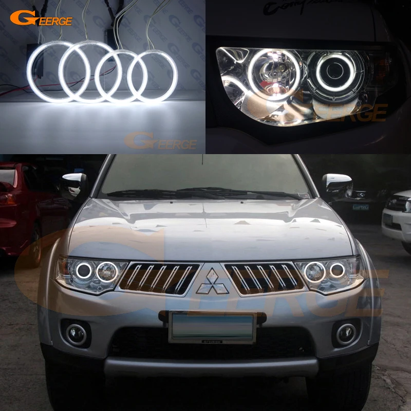 Для Mitsubishi Challenger Pajero Sport Nativa 2008 2014 Отличный ультра яркий CCFL ангельские глазки Halo