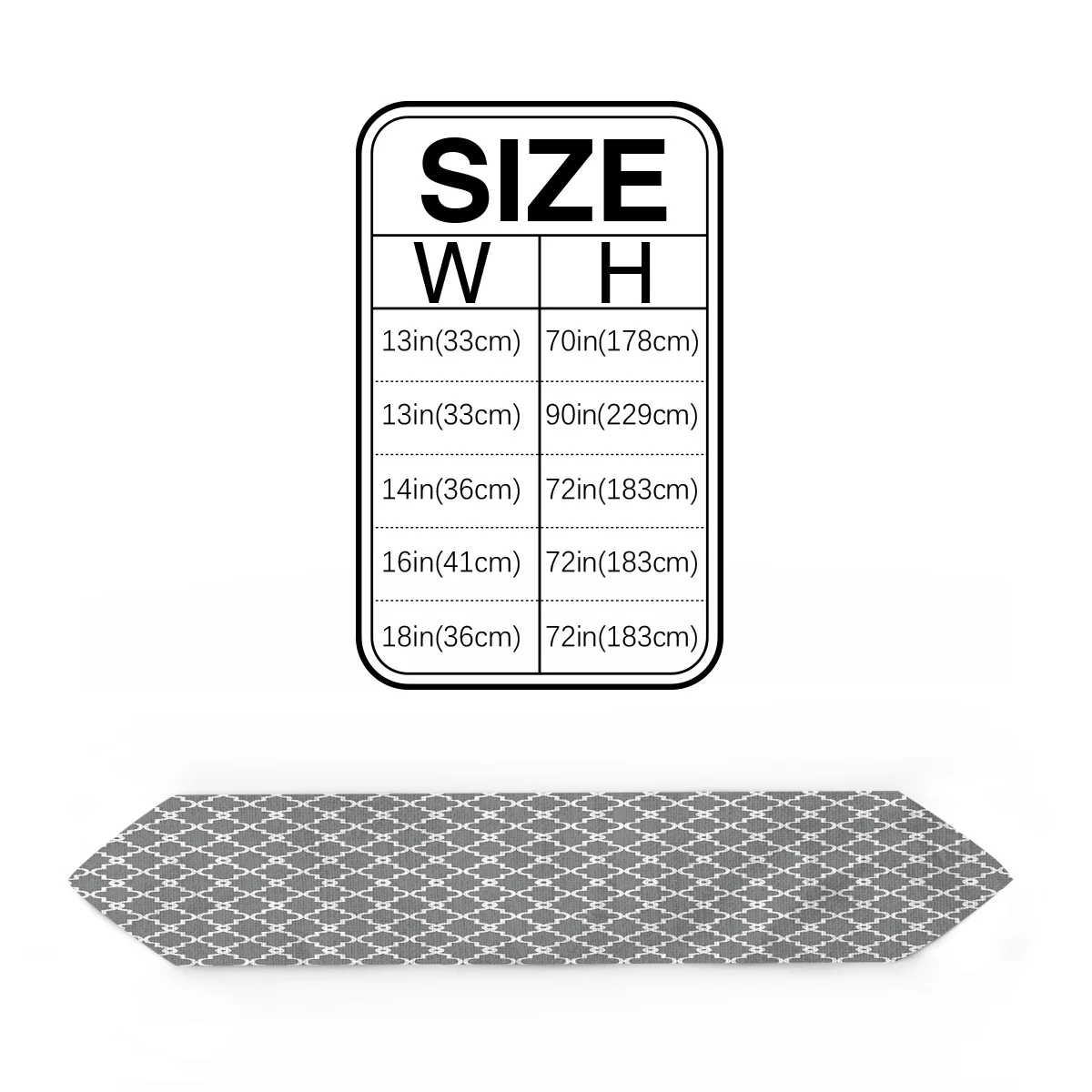 Геометрические серые и белые решетки скатерти рождественские украшения для дома