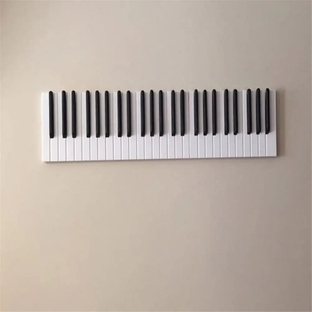 

Durable Piano Wooden Coat Racks Wall-Mounted Hanger Row Hook