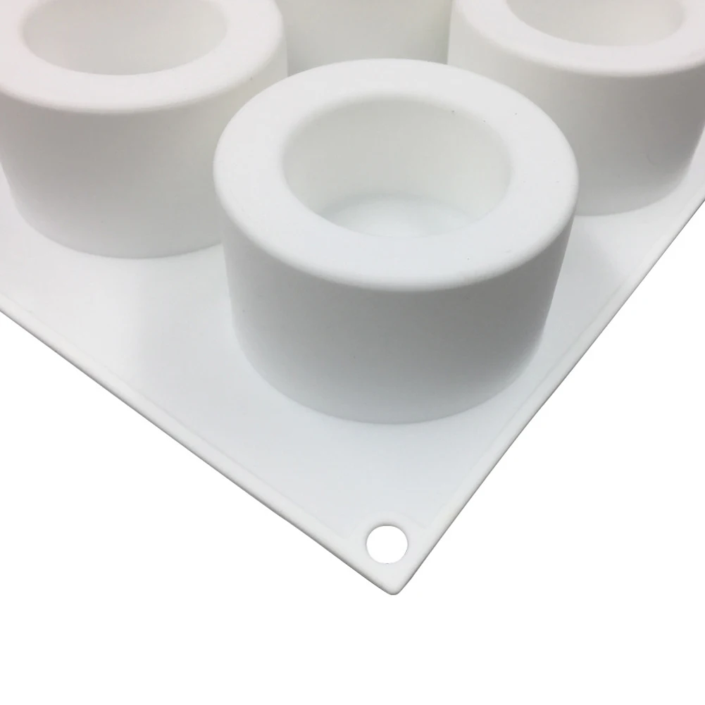 

Jelly Pudding Cupcake Silicone Molds Cake Decorating Tools Bakeware Mold - 6 Cell French Dessert Mousse Mold Baking Tool
