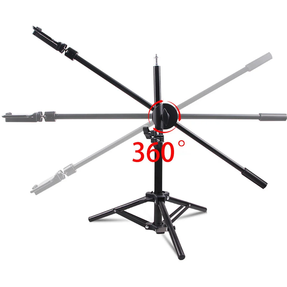 Tanie 26CM Selfie Lampa Pierścieniowa LED Z Regulowane Biurko Telefon Strzelanie Uchwyt Stojak Fotografia Ringlight Stojak Trójnóg Ramię Wysięgnika Youtube