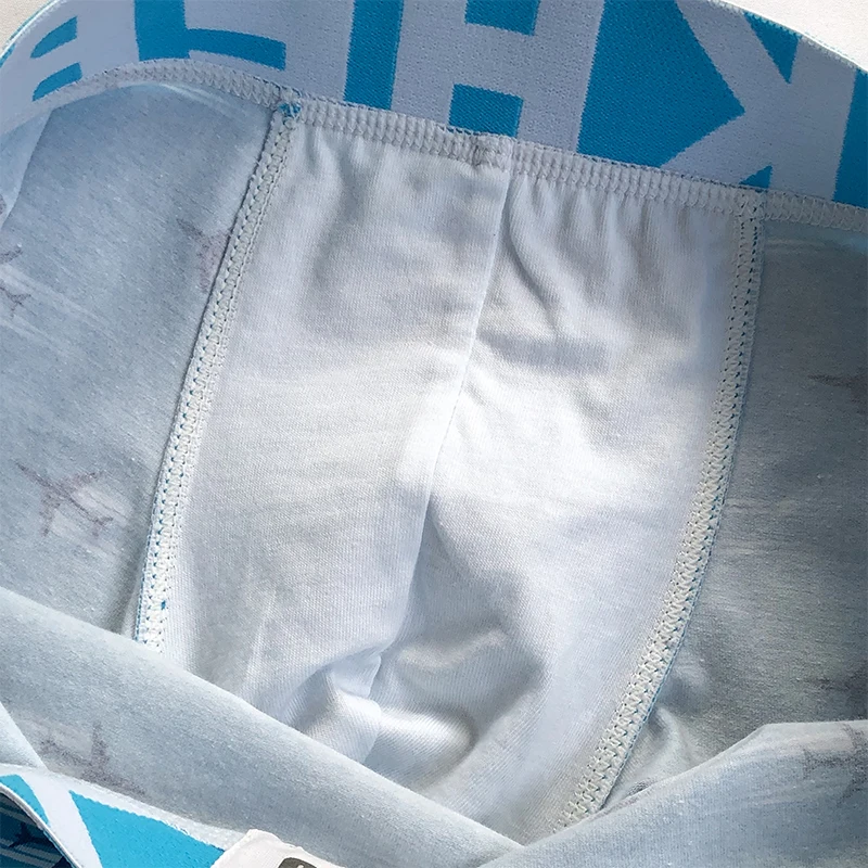 

3 Pieces Mens Boxer Shorts Personalized Print Men Underwear Boxers Cotton Summer Underpants Breathable Mens Panties 2020 New