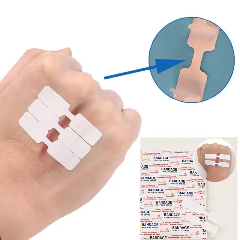 Самоклеющиеся безболезненные повязки одноразовые первой помощи рана белая