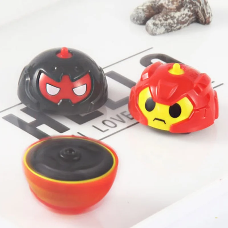 Детский волчок головоломка игрушка инерционный палец бампер автомобиль дети гироскоп битва гироскоп случайные цвета