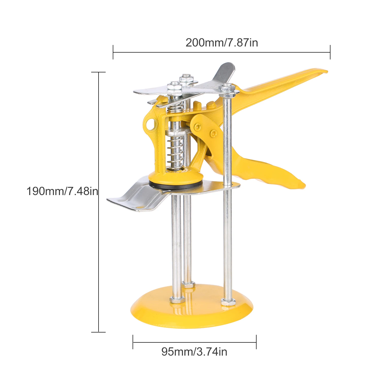 

Wall Tile Leveler Locator Portable Tile Leveling System Tool with Adjustable Height Holds Up to 220lb