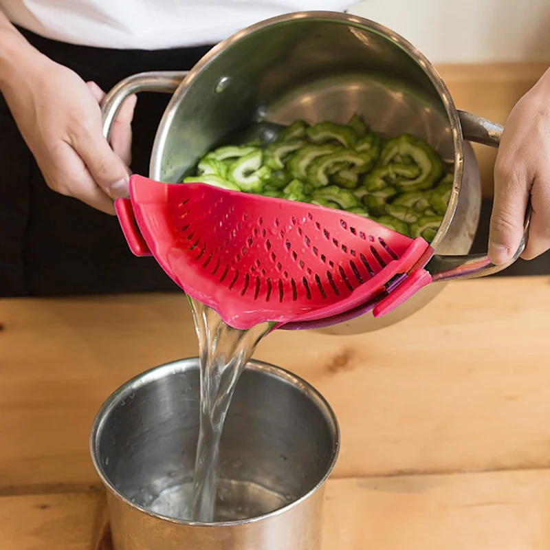 1 шт. силиконовые колдерс кухонные инструменты клип на фильтр для слива