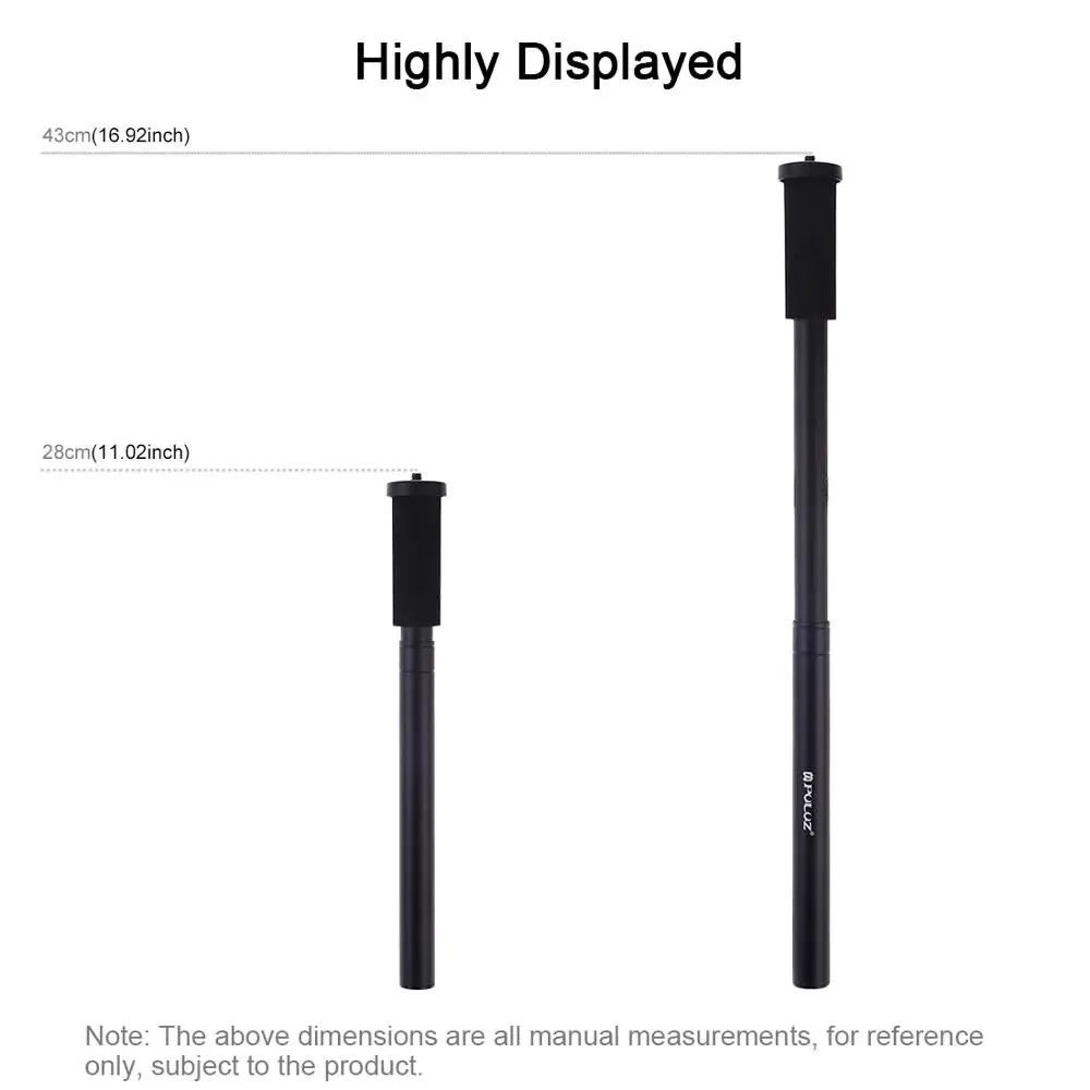 Профессиональный штатив PULUZ для DSLR-камер регулируемый из алюминиевого сплава с