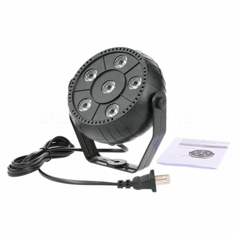 Новые мини светодиодные сценические светильники для дома 6 RGB PAR 18 Вт LED DMX