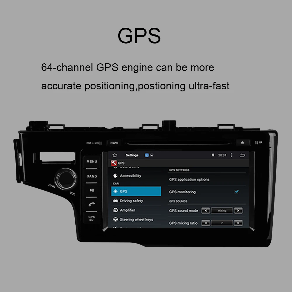 Автомобильный GPS-навигатор Android 10 0 для Honda Fit/Jazz 2014-2022 автомобильное радио левого