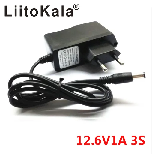 

LiitoKala 12.6V 1A 3A 5A polymer lithium battery 18650 charger, 12.6V Power Adapter Charger 12.6V1A, full of lights change