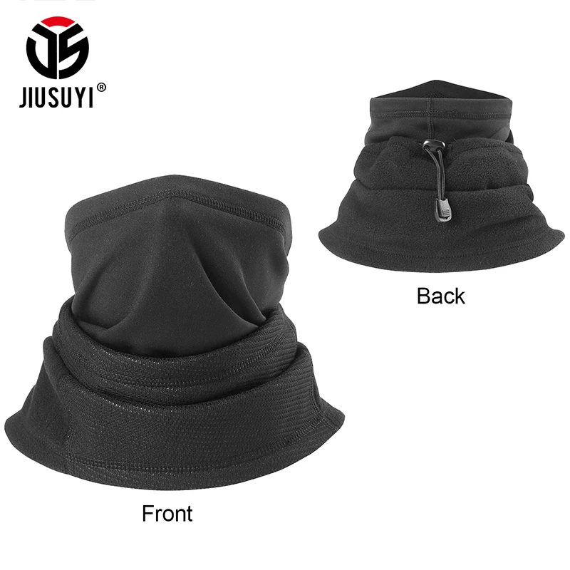 Зимние флисовые термо шеи теплые гетры полумаска для велоспорта и сноубординга