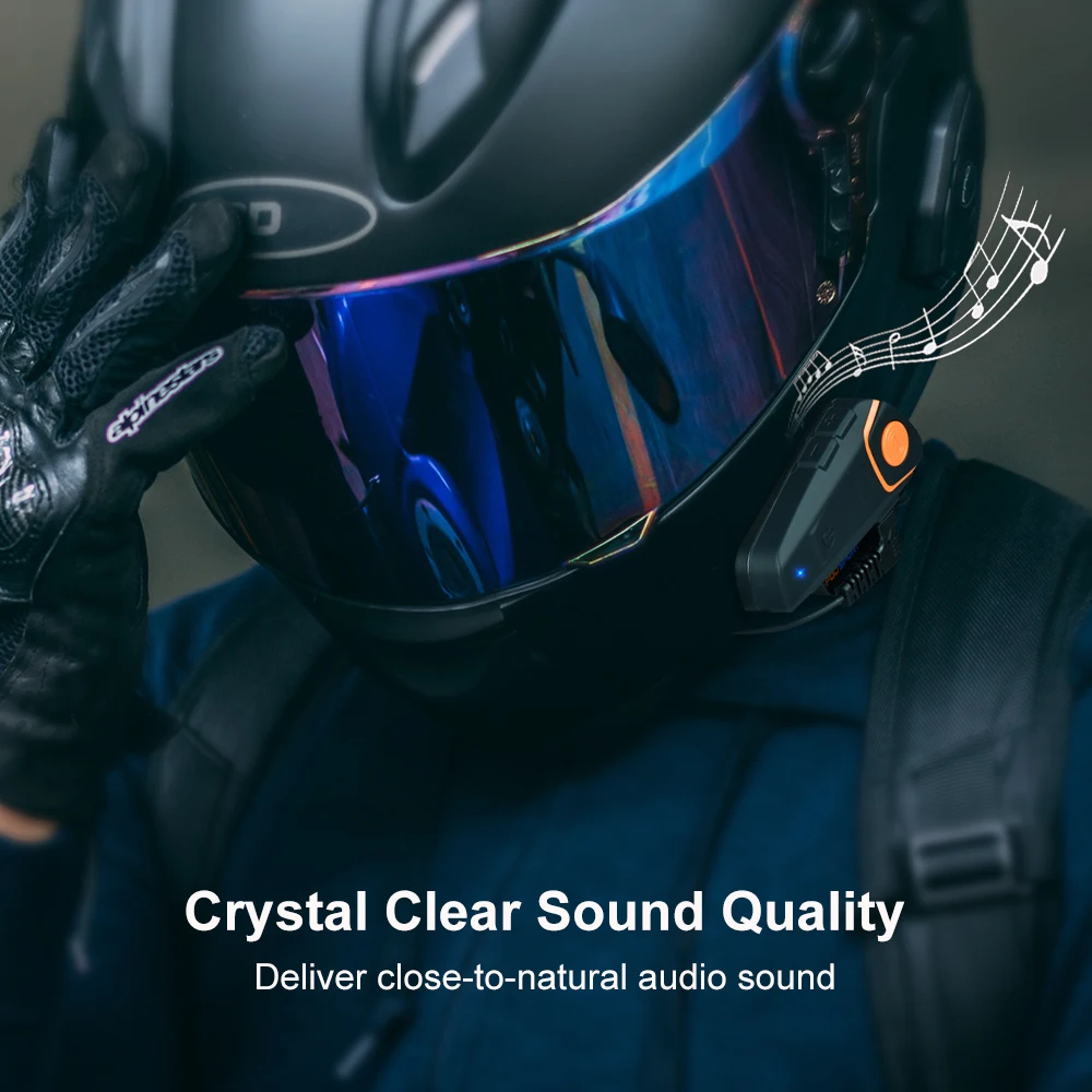 2 шт. Fodsports BT S2 мотоциклетный шлем Беспроводная bluetooth гарнитура Водонепроницаемая