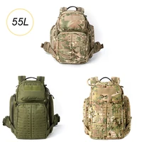 mt military tactical backpacks 72 hours molle adventure pack army assault rucksack for men 55l outdoor camping hiking bag
