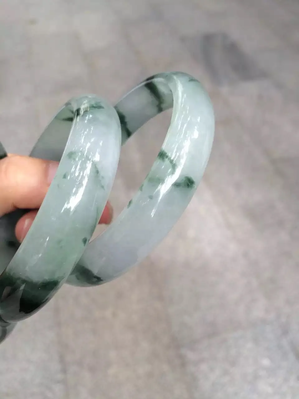 Настоящий зеленый нефритовый браслет из Бирмы jadeite ручной работы женские