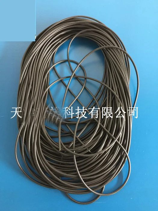 

1m/5m Electromagnetic shielding conductive rubber strip hollow tube outer diameter 2.3 inner diameter 1.3 nickel aluminum Ni/Al