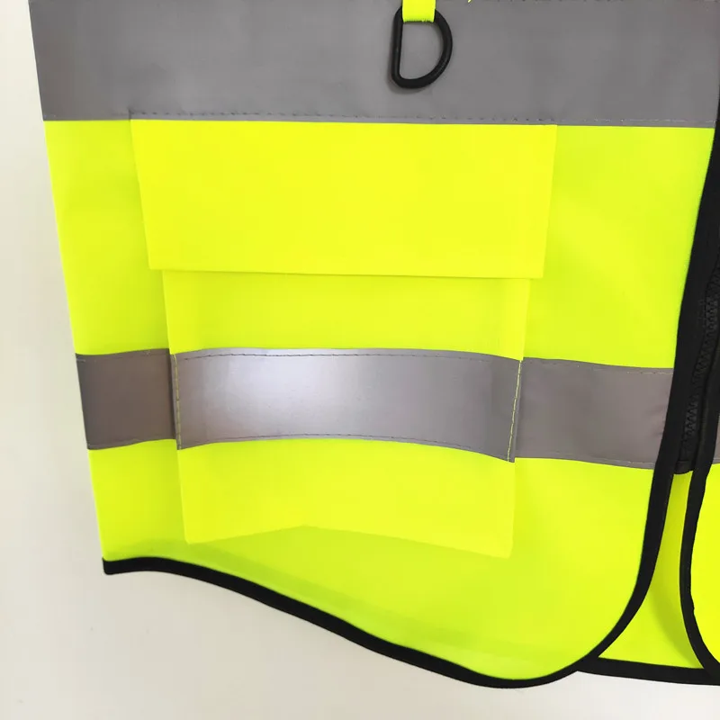 50 штук высокая видимость светоотражающий жилет куртка ткани конструкция