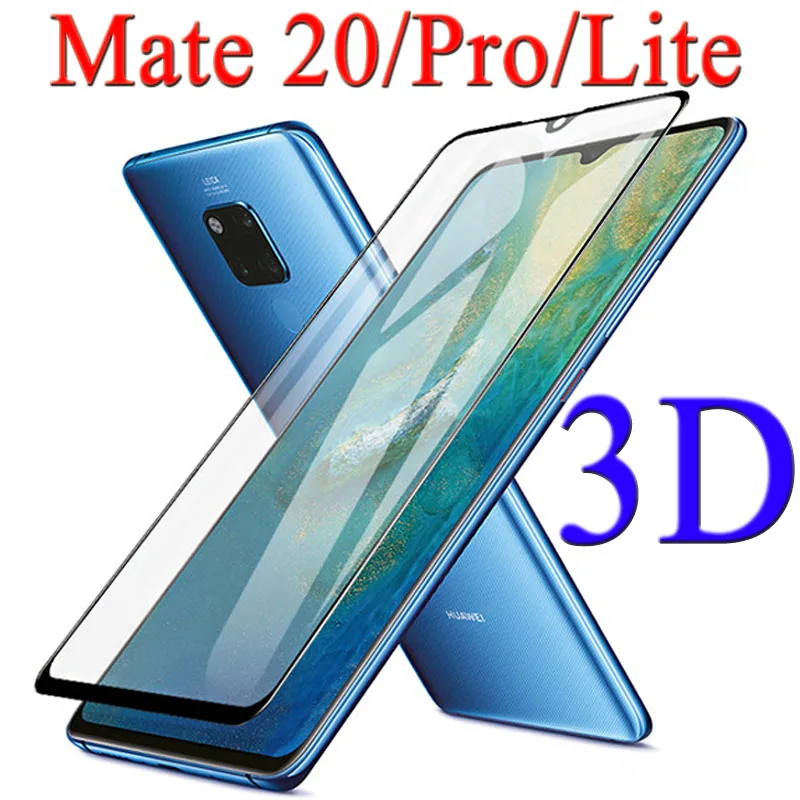 3D закаленное стекло для huawei mate 20 lite pro защита экрана mate20 защитная пленка защитный