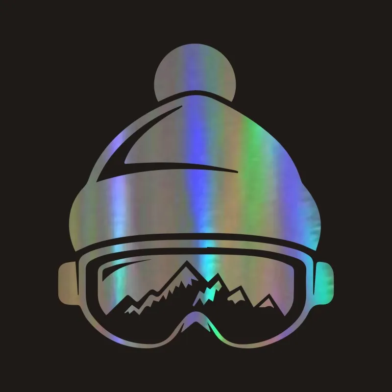 11*10 см Автомобильная наклейка детский лыжный автомобиль бампер стикер s и