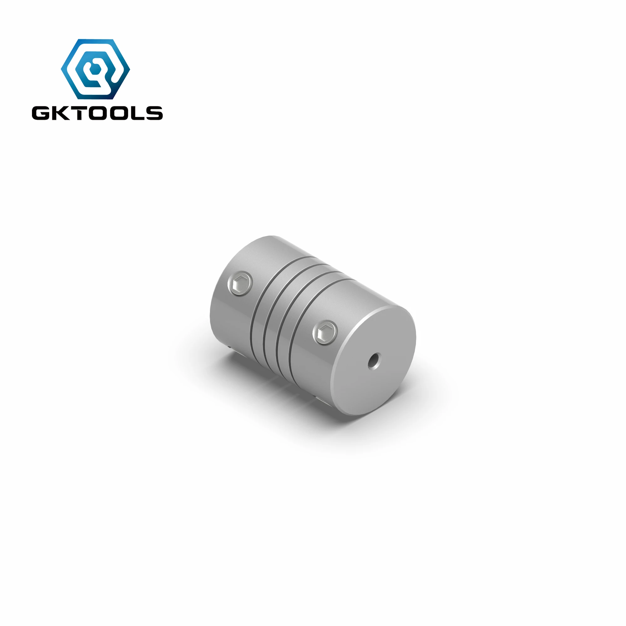 GKTOOLS алюминиевый чпу двигатель челюсти вала соединитель 2 мм до 8 гибкая муфта OD