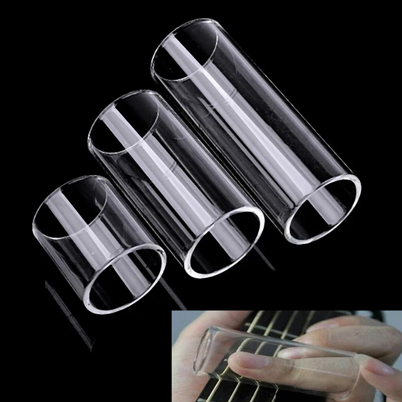 

28/69mm Guitar Slide Finger Slider Electric Guitar String Slide Glass Tube Finger Protect Knuckle Guitarra Accessories