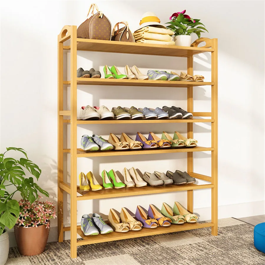 

Wood Household Shoe Rack Shelves Organizer Shoes Storage Shoe Shelf Shoe Tower For Home Bedroom