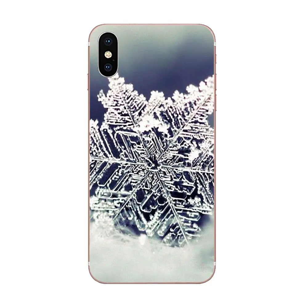 Новый год Снежинка брендовые новые Рождество для Galaxy J1 J2 J3 J330 J4 J5 J6 J7 J730 J8 2015 2016 2017