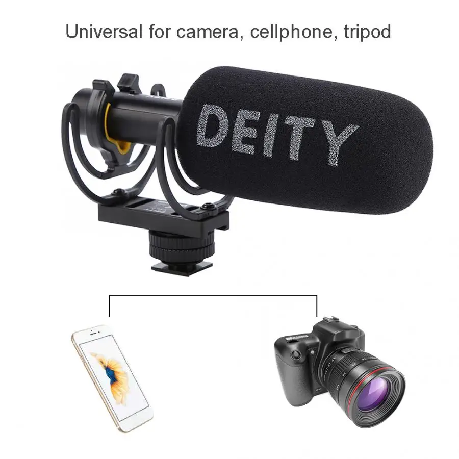 Aputure Deity V-Mic D3 конденсаторный микрофон профессиональная студийная камера Микрофон с 3,5 мм аудио интерфейсом беспроводной микрофон