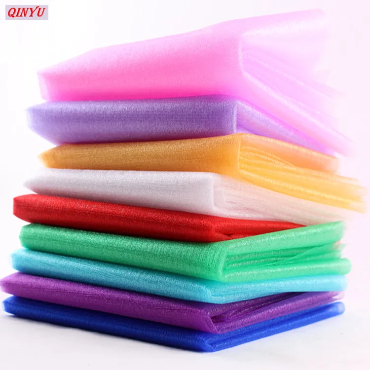 Белое Тюлевое свадебное платье 5/10 м рулон прозрачная лента из органзы украшение