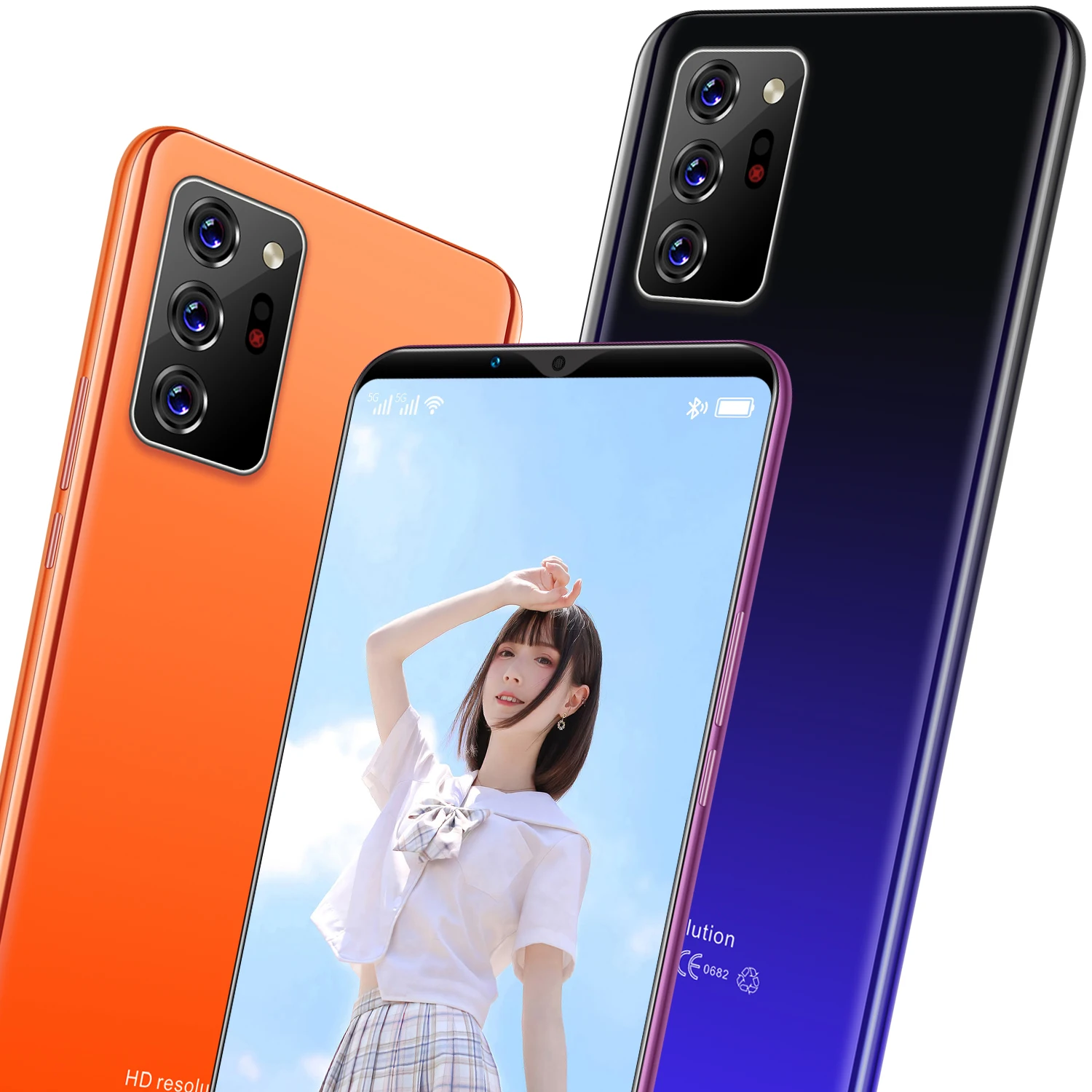 

Latest 5g Smartphone Cell Phone 7.3Inch S21+Ultra 12G 512G 24MP+48MP 6800mAh 10 Core Android 10 Face Recognition Cheap Phone