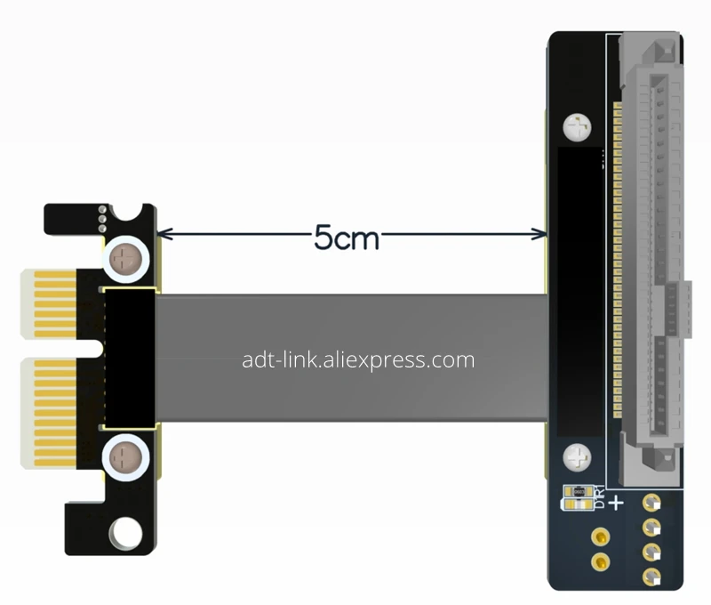 PCIE 1X конвертер U.2 интерфейс U2 к PCI-E 3 0x1 SFF-8639 NVMe твердотельный кабель для передачи