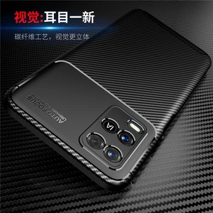 for oppo a54 case rubber silicone funda silm carbon coque protective soft phone case for oppo a54 cover for oppo a54 case free global shipping