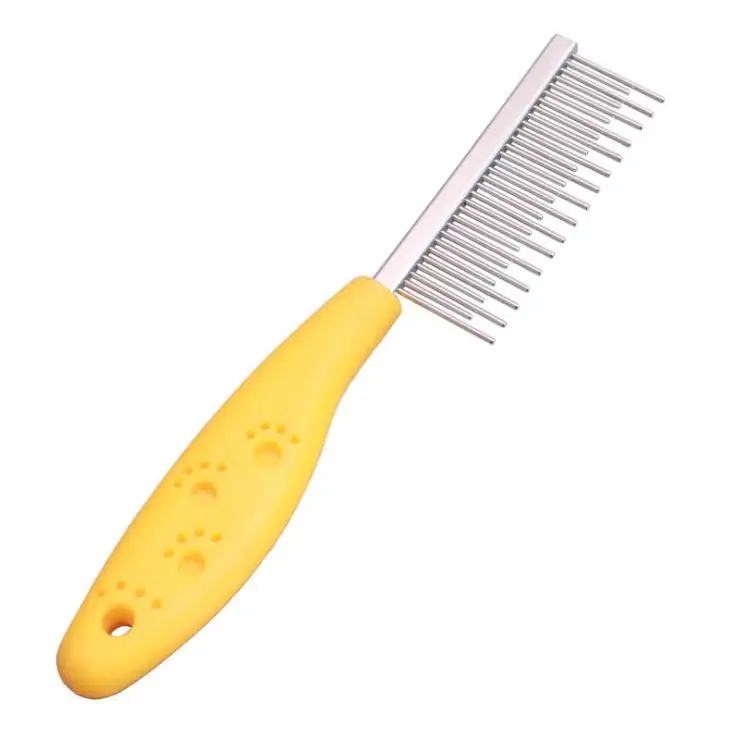 

Stainless Steel Pet Dog Comb for Dogs Cats Hair Removal Single Row Straight Comb Puppy Hair Grooming Tool Pet Products SN3421