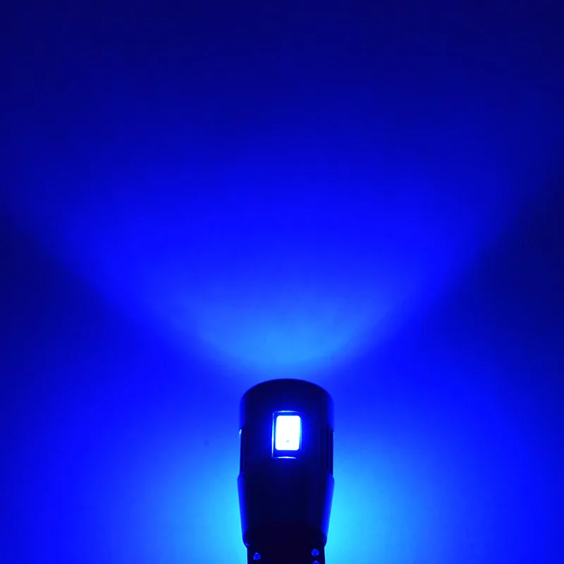 Blue T10 белый авто светодиодный T10 Canbus 194 W5W 5SMD 5630 Светодиодный светильник лампа без ошибок светодиодный светильник парковка светодиодный автомобильный боковой светильник стайлинга автомобилей - Испускаемый цвет: Blue