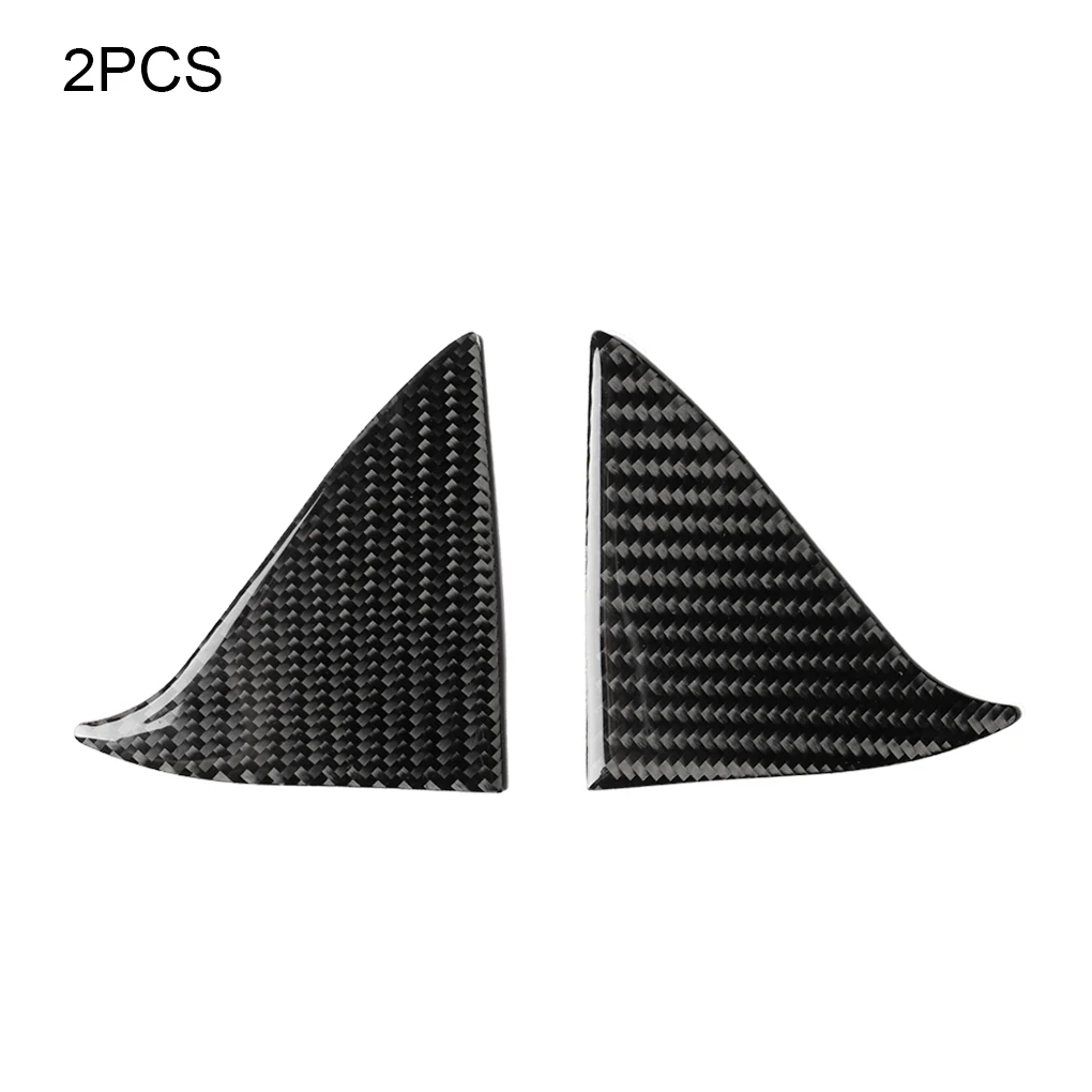 

Замена для Mazda 3 Axela 2017-2018 1 пара Наклейка на окно передней двери автомобиля из углеродного волокна декоративная крышка