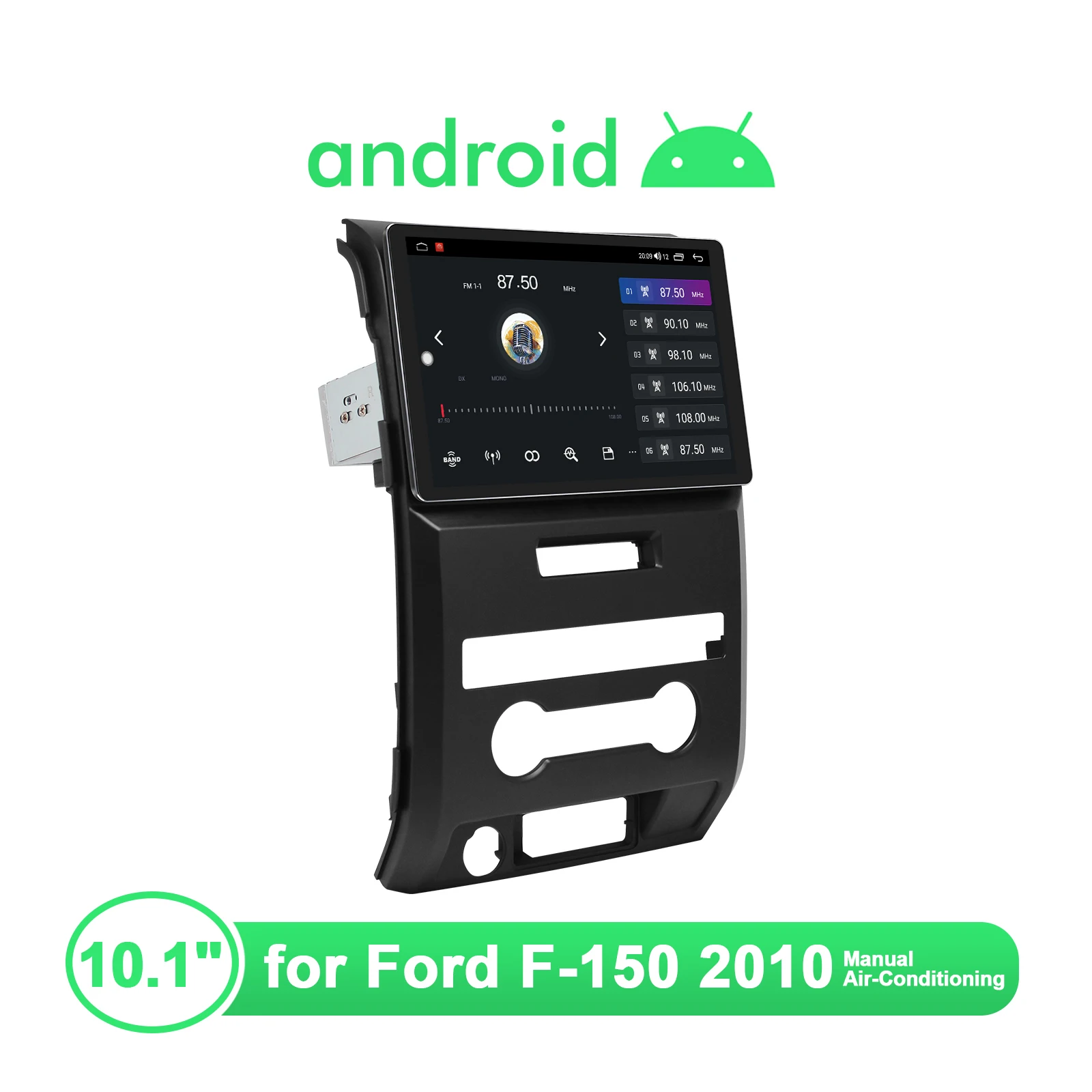 구매 Joying 10.1 인치 자동차 라디오 안드로이드 멀티미디어 비디오 플레이어 GPS 자동차 시스템 안드로이드 자동 무선 CarPlay 4G 포드 F-150 2010