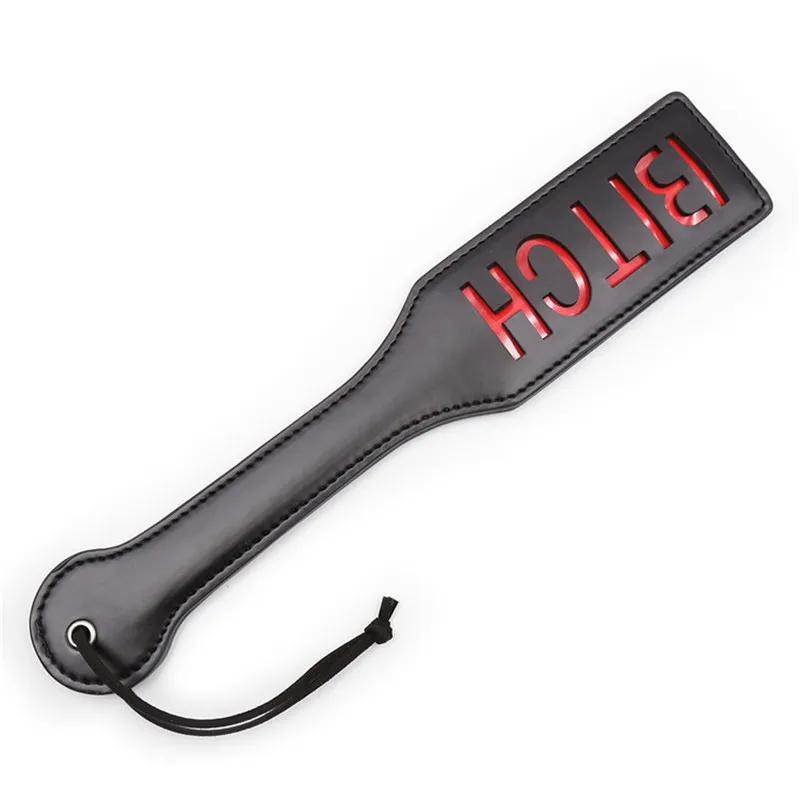 Раб сука черный красный розовый SM Flog Spank Paddle Beat удавка БДСМ игрушки для пар|Игры