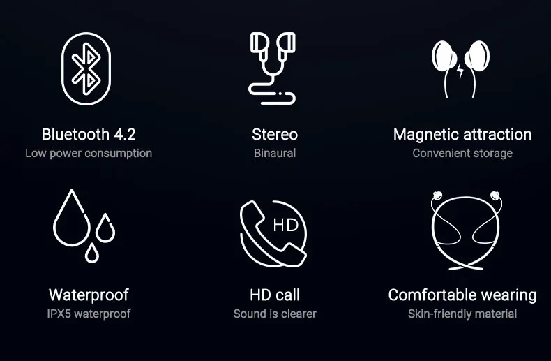Оригинальные наушники EARDECO с вибрацией Bluetooth, наушники с тяжелым басом, беспроводные наушники, стерео Водонепроницаемая гарнитура, микрофон