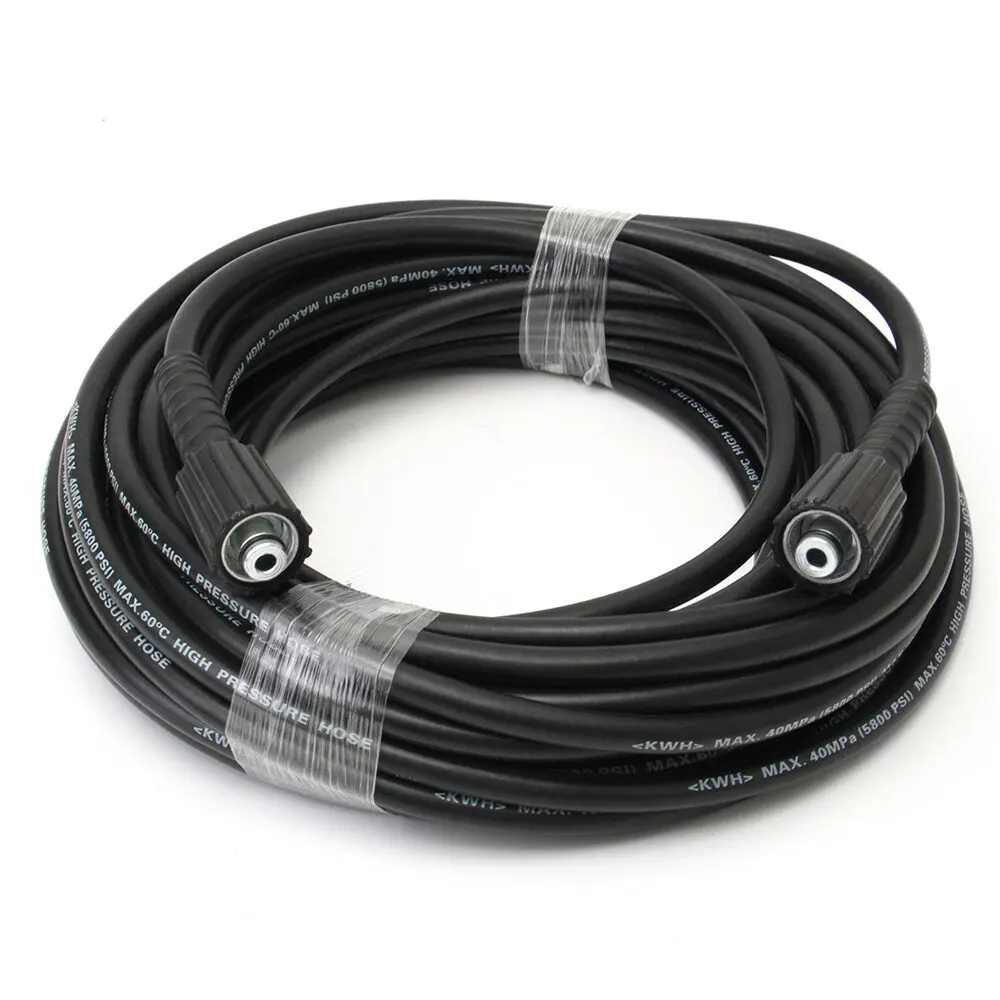 

20m 4500PSI High Pressure Washer Replacement Cleaner Hose with 14mm Pump End Fitting Tools