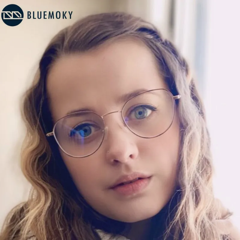 Оправа для очков BLUEMOKY оптическая из сплава компьютерные очки с защитой от синего