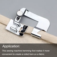 home sewing machine presser crimping press foot portable rolled hem snap on feet replacement part sewing machine accessories