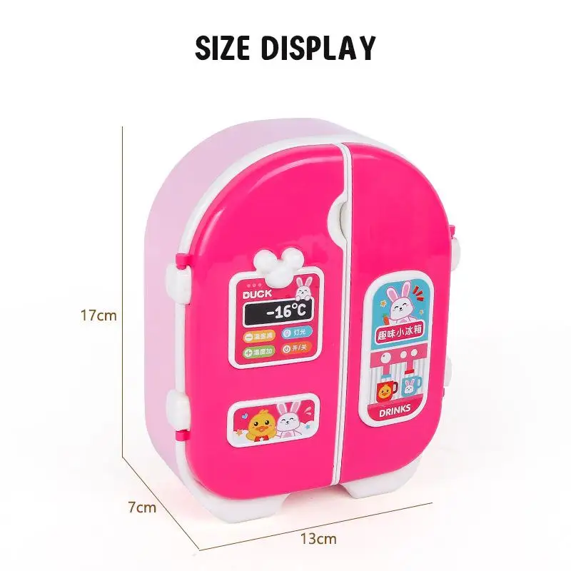 Детская имитация пластиковых небольших приборов волшебный холодильник с