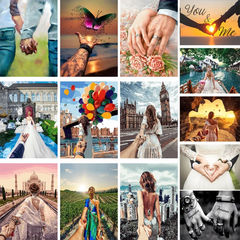 Алмазная 5d картина сделай сам для романтических пар полностью круглая вышивка