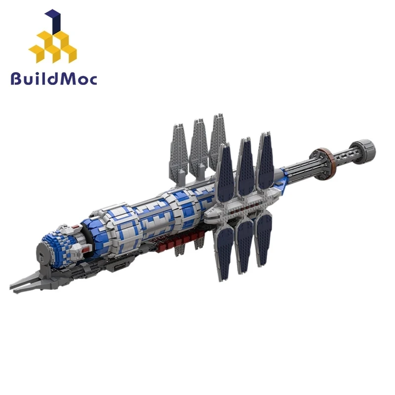 

BuildMoc City Space Station TV Babylon 5 Giant - UCS Scale Spaceship Modular Building Blocks MOC City Bricks Toys For Children