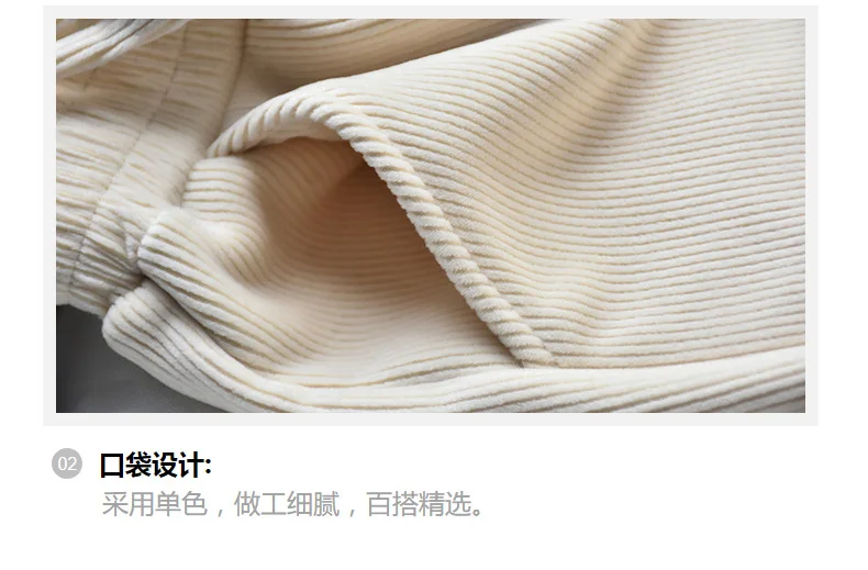 

Corduroy Trousers Casual Women Long Thickened Pants Cashmere Warm Solid Color Straight Pants Winter High Waist Mujer Pantalones