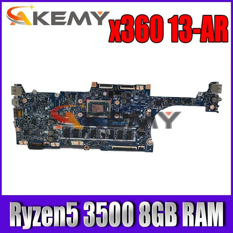 

L53450-601 L53450-001 For HP ENVY x360 13-AR G1 13 13Z-AR Laptop Motherboard 18740-1 448.0GA08.0011 with Ryzen5 3500 8GB RAM