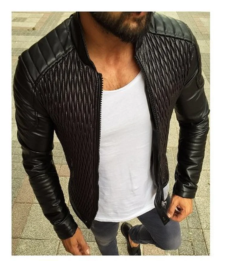 2020 однотонная мужская куртка на молнии осенне-зимнее пальто в стиле хип-хоп